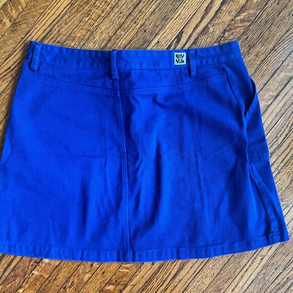 Lucy and Yak Blair Skirt - Sodalite Blue - UK 16 (US 12) - Picture 3 of 4